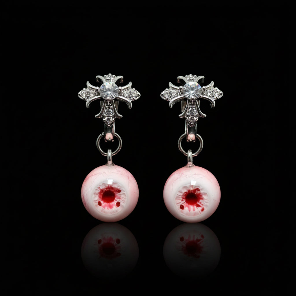 Visceral Sweetness — Sculpted Vein Ocular Spike Earring - Awhisker